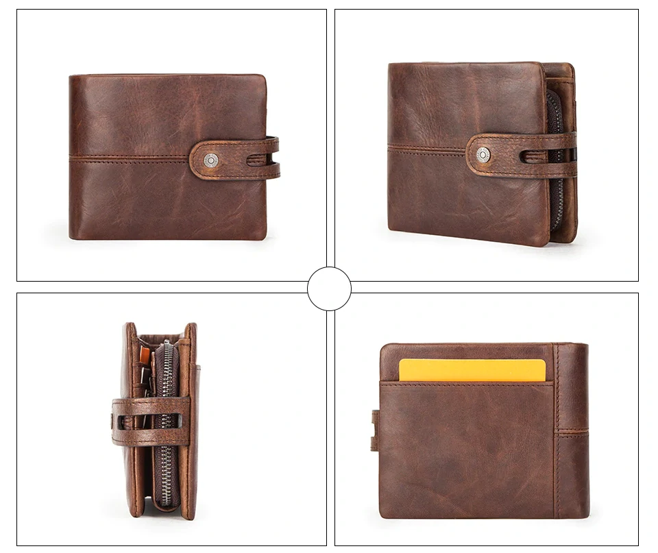 Contacts Hasp pánska kožená peňaženka